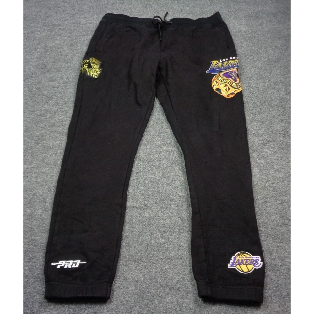 Pro Standard Joggers Los Angeles Lakers Pants Mens XL Black NBA Basketball